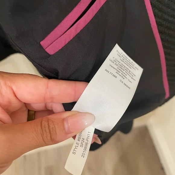 J Crew Black Tweed Jacket Blazer with Gold Buttons - Picture 10 of 12